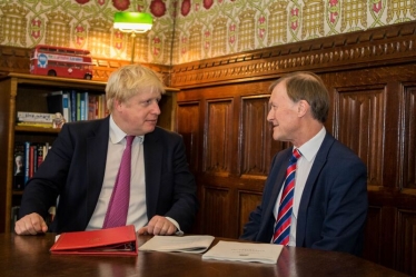 Sir David met with Boris Johnson, Foreign Secretary